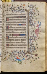 Getijden van Karel de Edele, koning van Navarra (1361-1425): fol. 107r, Tekst