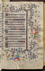 Getijden van Karel de Edele, koning van Navarra (1361-1425): fol. 42r, Tekst