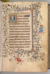 Getijdenboek van Karel de Edele, Koning van Navarra 1361-1425: fol. 13r, Tekst, ca. 1405
