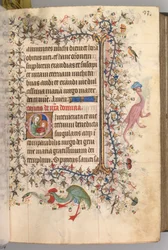 Uren van Karel de Edele, Koning van Navarra 1361-1425: fol. 17a, Tekst