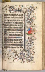 Getijdenboek van Karel de Edele, Koning van Navarra 1361-1425: fol. 183r, Tekst, c. 1405