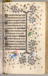 Getijdenboek van Karel de Edele, koning van Navarra: fol. 190r, tekst