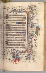 Getijdenboek van Karel de Edele, Koning van Navarra 1361-1425: fol. 233r, Tekst, ca. 1405