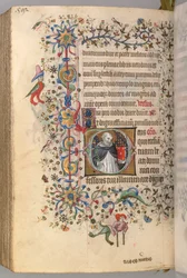 Getijdenboek van Karel de Edele, Koning van Navarra 1361-1425, fol. 290v, St. Dominicus, ca. 1405