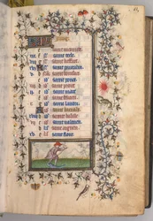 Getijdenboek van Karel de Edele, Koning van Navarra 1361-1425: fol. 6r, Juni, ca. 1405