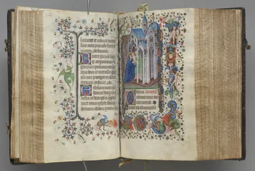 Getijdenboek van Karel de Edele, koning van Navarra: fol. 82v, tekst