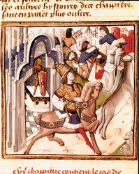 Voorstelling van Cadmos, stichter van de stad Thebe