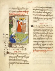 Aesculapius en Circe, illustratie uit 