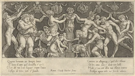 Speculum Romanae Magnificentiae: Offer aan Priapus, 16e eeuw