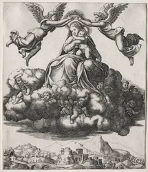 De kroning van de Maagd