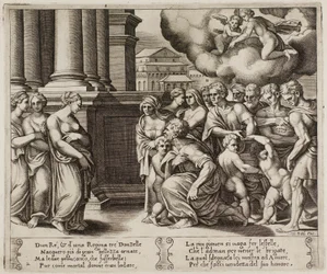 Het Volk Brengt Goddelijke Eer aan Psyche