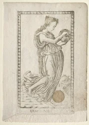 Erato (lyrische en liefdespoëzie) (uit de Tarocchi-serie D: Apollo en de Muzen, #14)