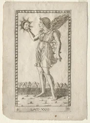 Genius van de zon (uit de Tarocchi-serie B: Kosmische principes en deugden, #31)