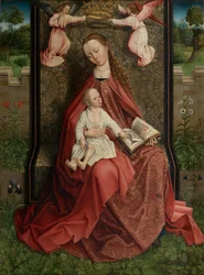 Madonna gekroond door engelen