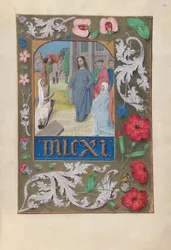 Uren van Koningin Isabella de Katholieke, Koningin van Spanje:  Fol. 220r, Opwekking van Lazarus