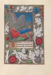 Uren van Koningin Isabella de Katholieke, Koningin van Spanje:  Fol. 57r, Agonie in de tuin