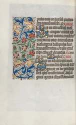Getijdenboek Gebruik van Rouen: fol. 100v, ca. 1470