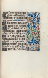 Getijdenboek Gebruik van Rouen: fol. 130r, ca. 1470