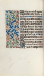 Getijdenboek Gebruik van Rouen: fol. 72v, ca. 1470
