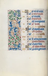 Getijdenboek Gebruik van Rouen: fol. 7v, ca. 1470