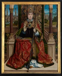 Centraal paneel van het altaarstuk van Sint-Nicolaas, c.1486-93