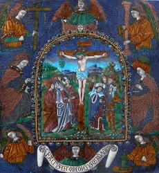 Plaquette met de Kruisiging, Frans