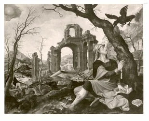 Dutch: Elia door de raaf gevoed Elias fed by the raven