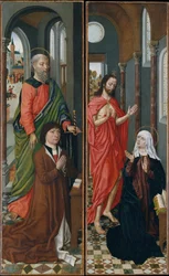 Sint Paulus met Paolo Pagagnotti, Christus Verschijnt aan Zijn Moeder, eind 1480s