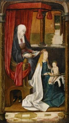 Madonna leert het Christuskind lezen, 1480