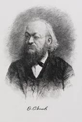 Portret van de historicus Fyodor Fyodorovich Sokolov 1841-1909, 1900s