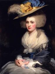 Abigail Adams Smith door Mather Brown, 1785