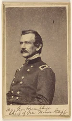 Generaal-majoor [Andrew Atkinson] Humphreys. Chef van de staf van generaal Meade.