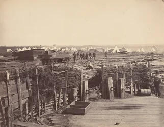 Fortificaties, Manassas, bezet door 13e Mass., 1862