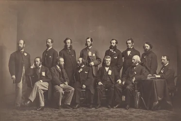 [Leden van de New York Sanitary Commission], ca. 1860