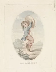 Jongen met tamboerijn