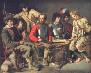 Ruzie bij het kaartspel