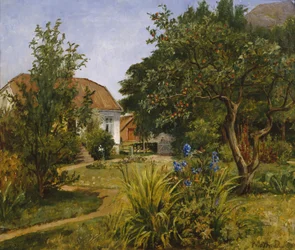 Zomertuin met huis