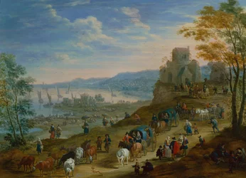 Kustscène met Veedrijvers