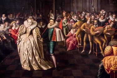 Pavane aan het hof van Henri III, detail