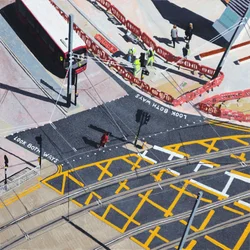 Check Your Travel, 2020 (acryl op paneel)