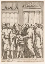 Marcus Aurelius als hoogste priester Bas-reliëfs op de Boog van Constantijn (series title)