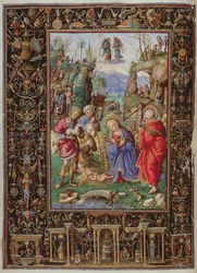 Aanbidding van de Herders, uit de 