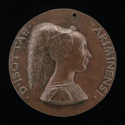 Isotta degli Atti, 1432-1474, Minnares 1446, daarna Echtgenote na 1453, van Sigismondo Malatesta [voorzijde]