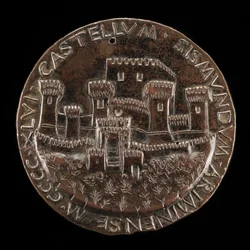 Het Kasteel van Rimini [achterkant], 1446