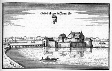 Argen - fragment uit Topographia Sueviae (Schwaben)