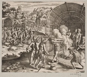 In het huis van koning Pamukes begonnen ze deze ceremonie