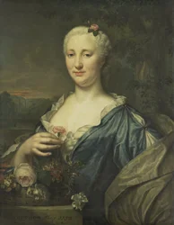 Portret van Agnes Margaretha Albinus