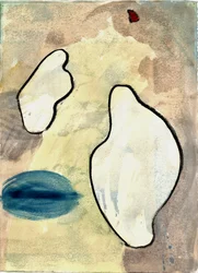 Du Serie Douce Le Matin 3, 2021 (aquarel  houtskool)