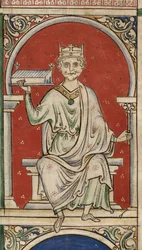 Koning Willem Rufus uit de Historia Anglorum, Chronica majora