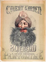 Affiche voor een kerstpantomime van 